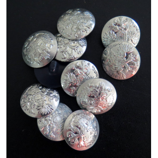 URSS : lot de 10 boutons argentés armée soviétique