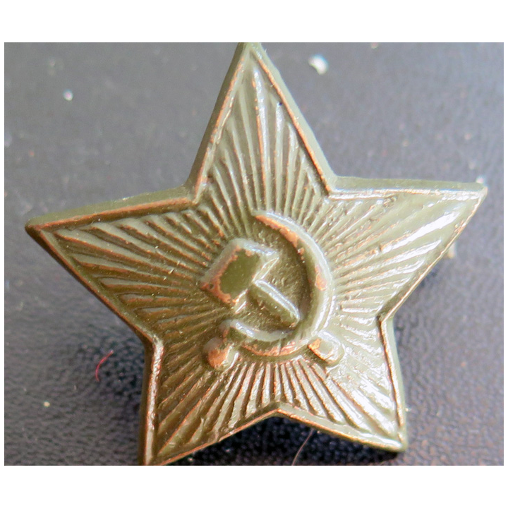URSS : lot de 2 insignes de béret vert armée armée soviétique