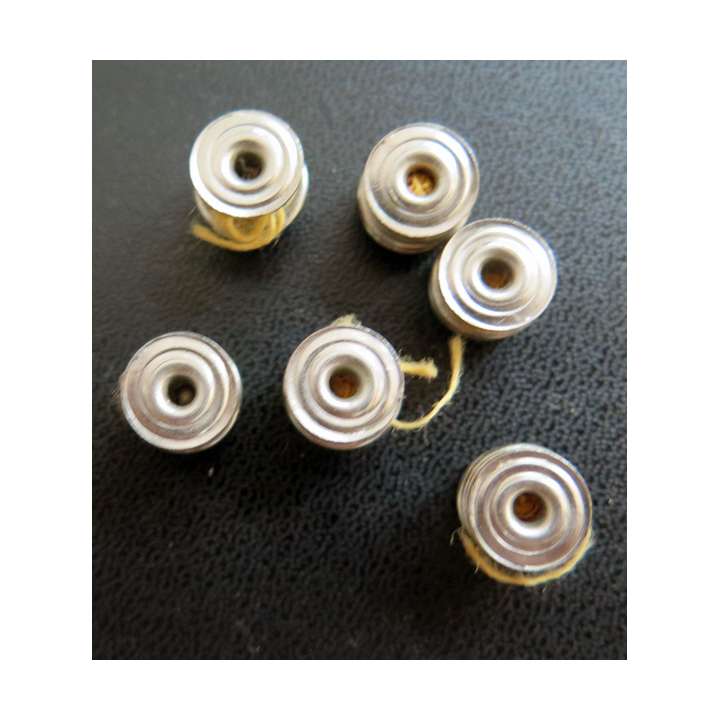 lot de 6 boutons pression diamètre 1 cm