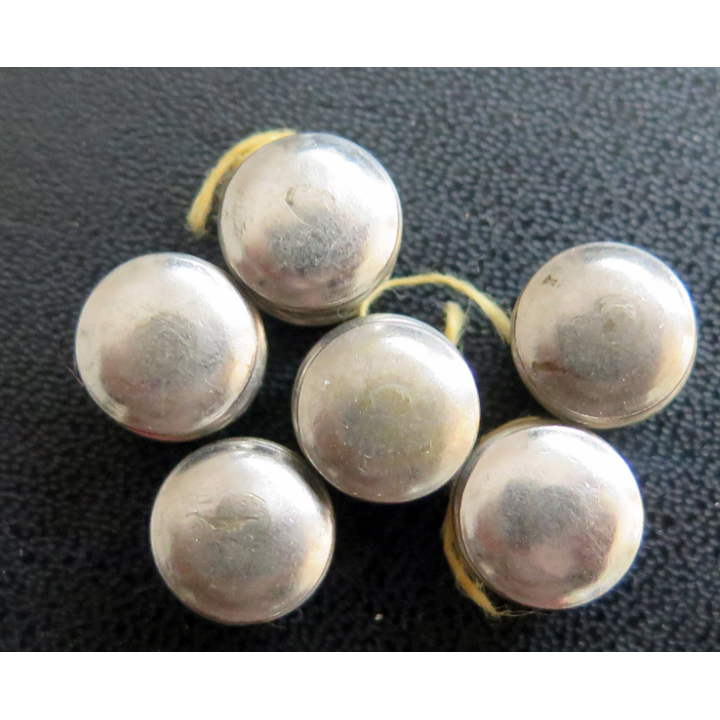 lot de 6 boutons pression diamètre 1 cm