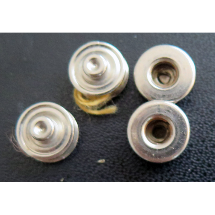 lot de 6 boutons pression diamètre 1 cm