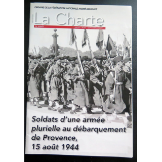 LA CHARTE N°3 juillet aout septembre 2025 débarquement de provence 15 août 1944