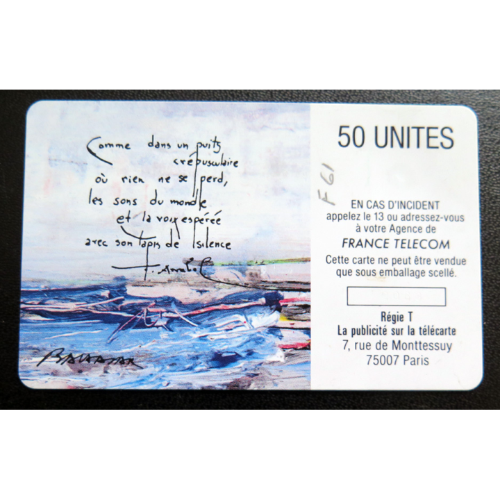 Carte téléphonique Télécarte 50 Baltazar