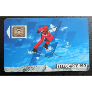Carte téléphonique Télécarte 120 XVI° Jeux olympiques d'hiver
