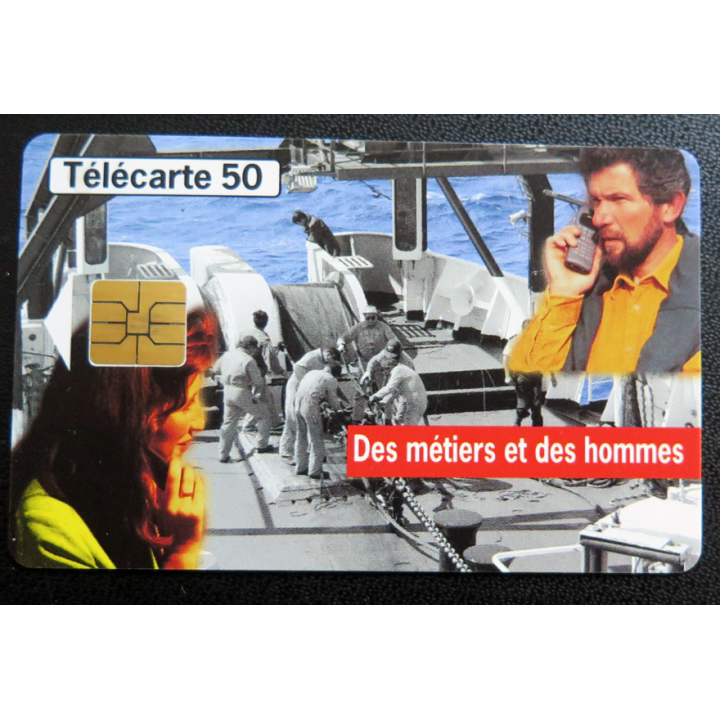Carte téléphonique Télécarte 50 Des métiers et des hommes