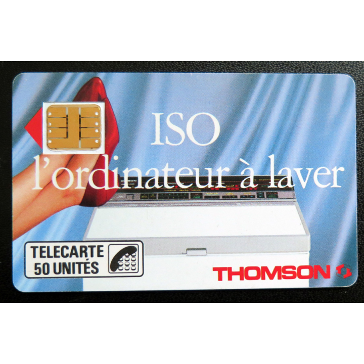Carte téléphonique Télécarte 50 ISO L'ordinateur à laver