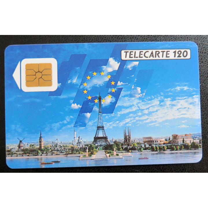 Carte téléphonique Télécarte 120 Entrez dans la dimension européenne
