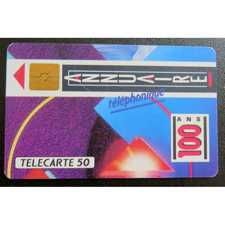 Carte téléphonique Télécarte 50 100 Ans annuaire téléphonique