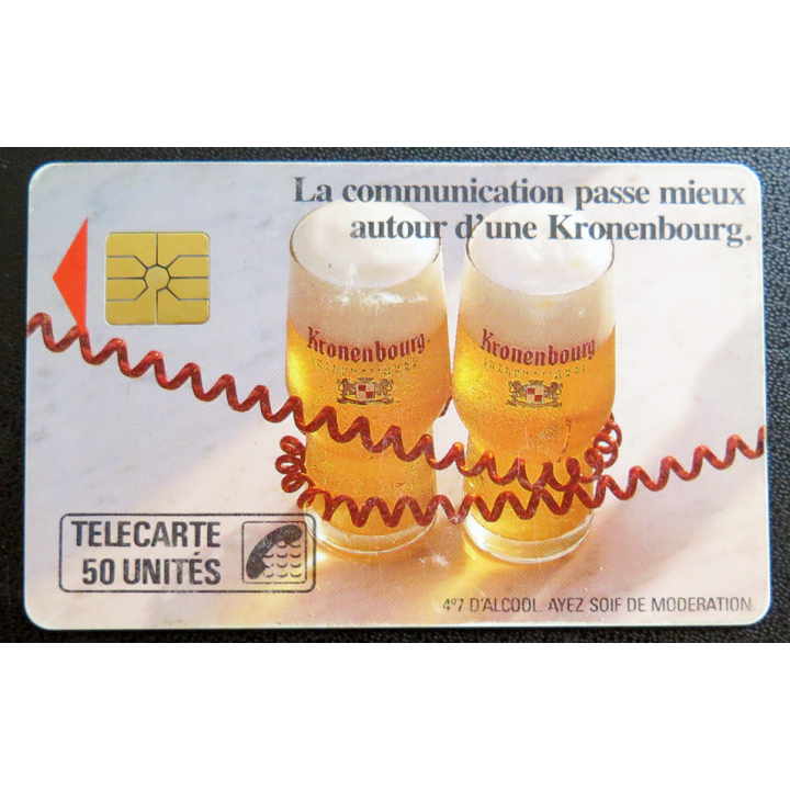 Carte téléphonique Télécarte 50 Kronenbourg
