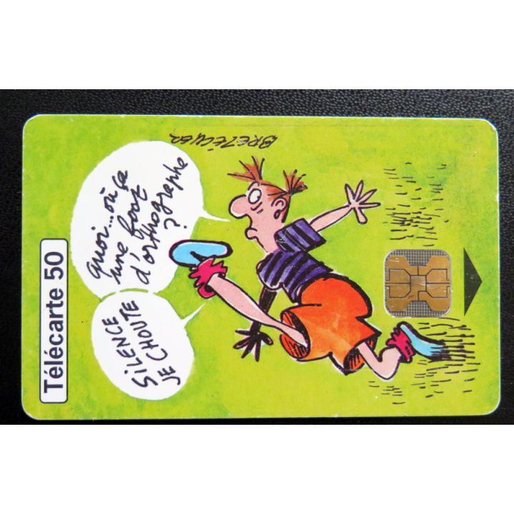 Carte téléphonique Télécarte 50 silence je choute