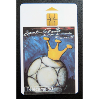 Carte téléphonique Télécarte 50 coupe du Monde France 98 Saint Denis