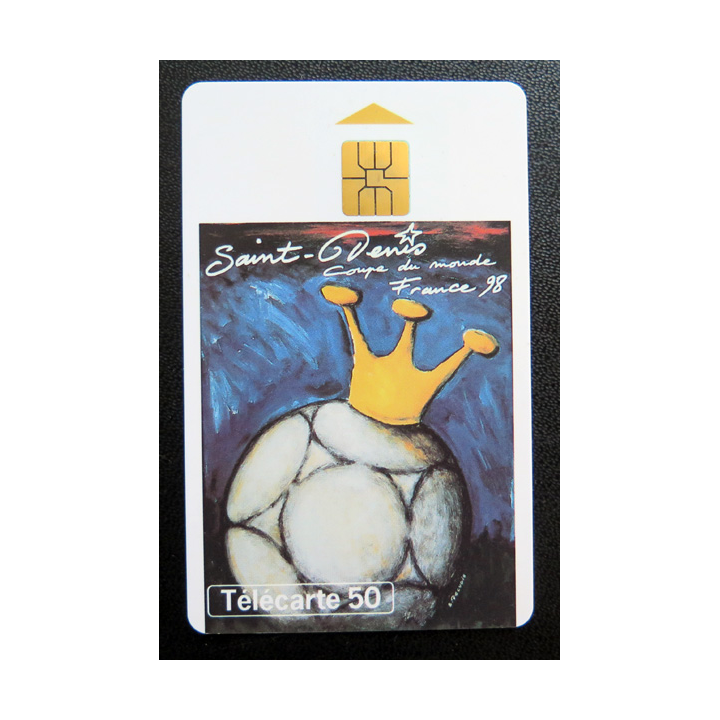 Carte téléphonique Télécarte 50 coupe du Monde France 98 Saint Denis