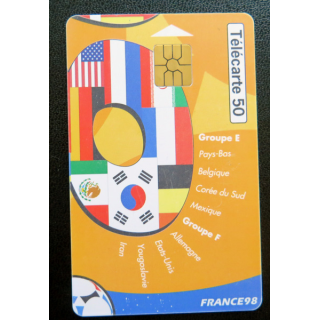 Carte téléphonique Télécarte 50 coupe du Monde France 98