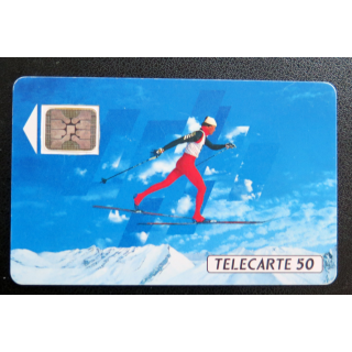 Carte téléphonique Télécarte 120 XVI° Jeux olympiques d'hiver