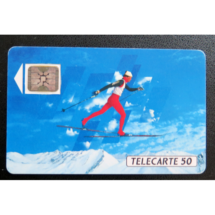 Carte téléphonique Télécarte 120 XVI° Jeux olympiques d'hiver