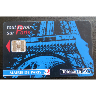 Carte téléphonique Télécarte 50 Tout savoir sur Paris