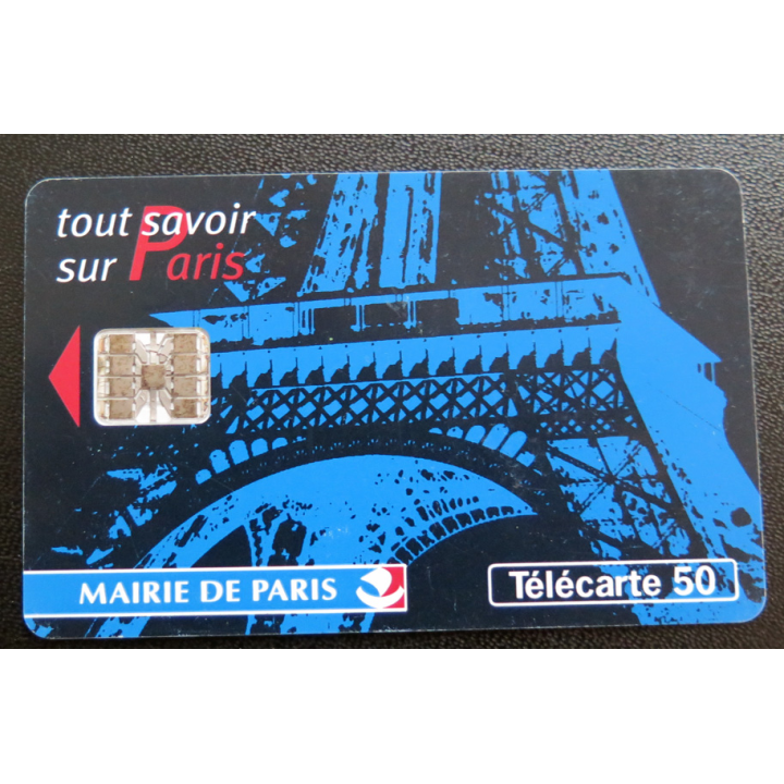 Carte téléphonique Télécarte 50 Tout savoir sur Paris