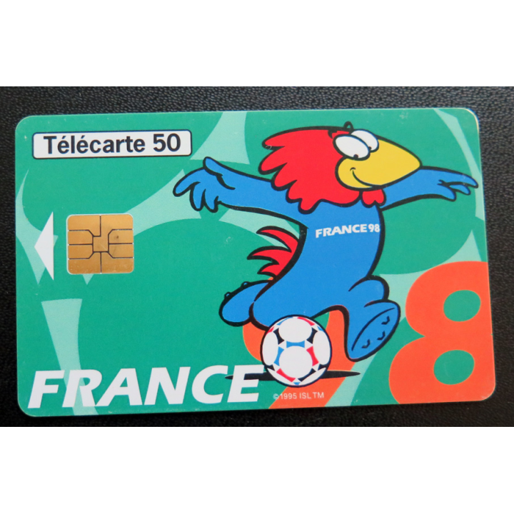 Carte téléphonique Télécarte 50 Collection Footix : le dribble