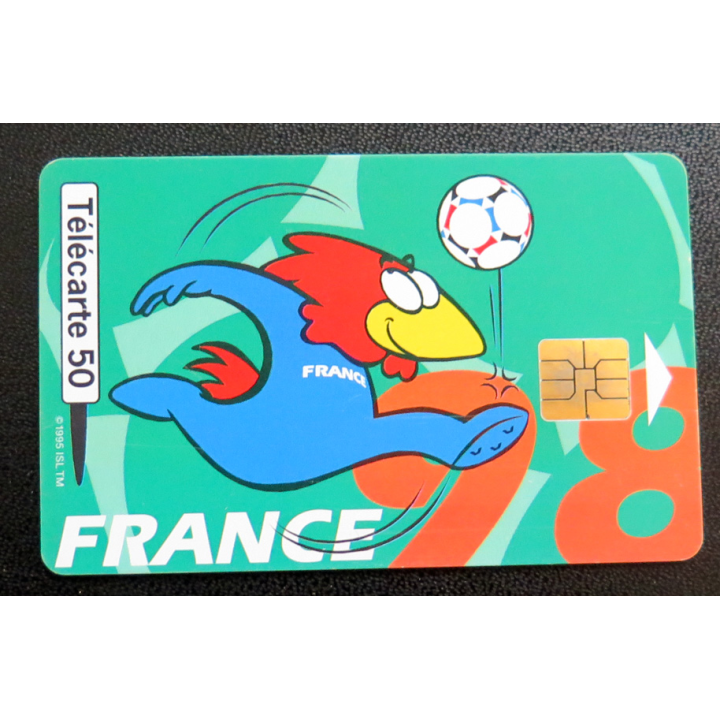 Carte téléphonique Télécarte 50 Collection Footix : le retourné acrobatique