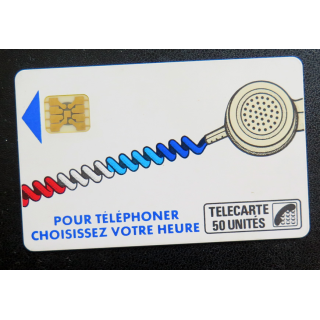 Carte téléphonique Télécarte 50 Pour téléphoner choisissez votre heure