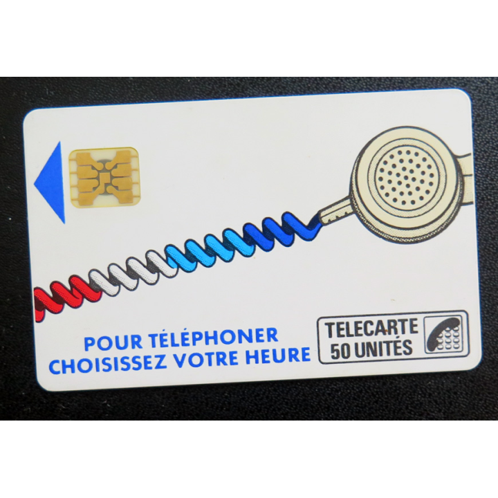 Carte téléphonique Télécarte 50 Pour téléphoner choisissez votre heure