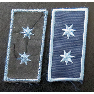 GEORGIE : insigne tissu de lieutenant de la police géorgienne