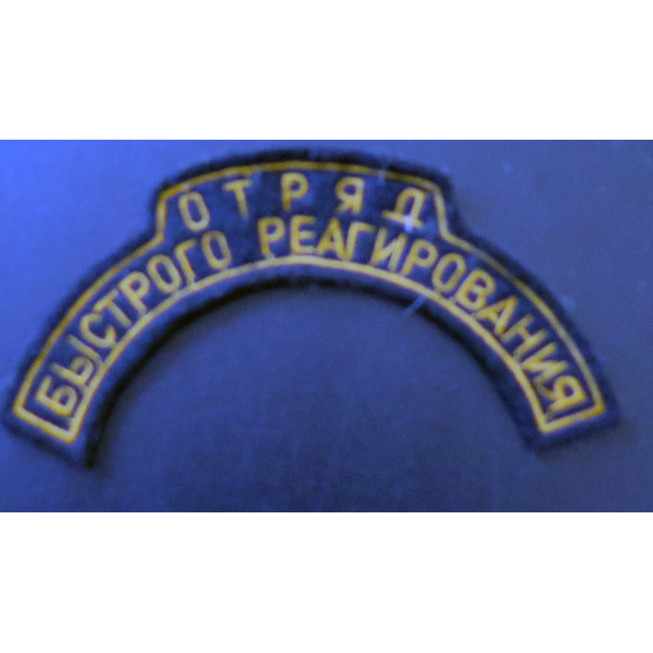 RUSSIE : insigne tissu des Spetsnaz de la police (type SWAT)