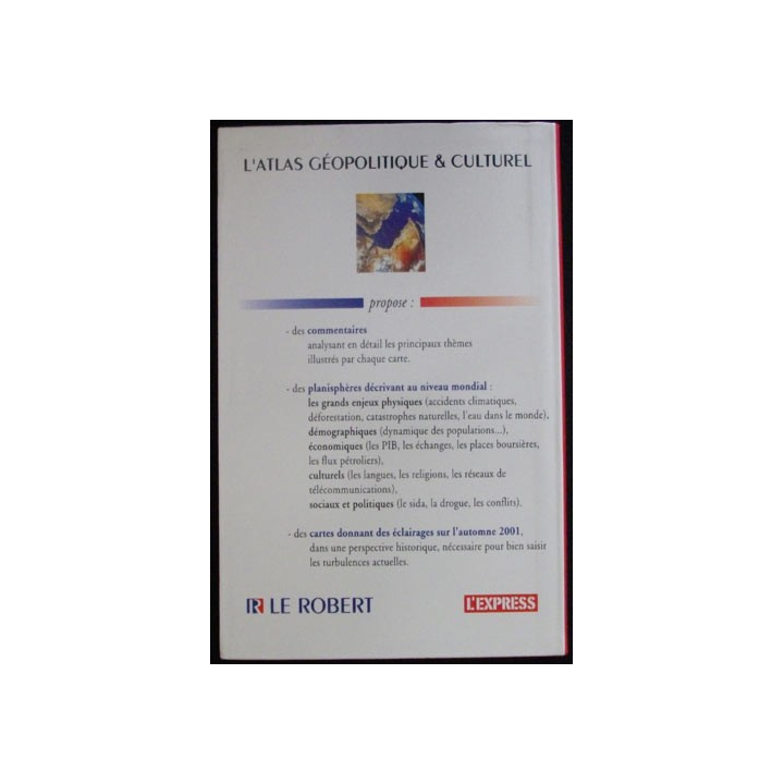 ATLAS GÉOPOLITIQUE & CULTUREL DU ROBERT