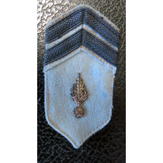 LOSANGE DE BRAS MODÈLE 45 :  Caporal école de Cherchell fabrication locale AFN