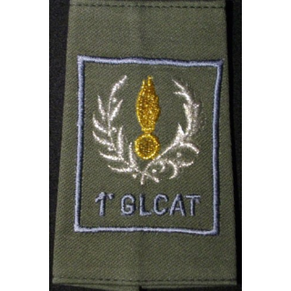 FOURREAU COMBAT 1°GLCAT BORDURES GRIS CLAIR