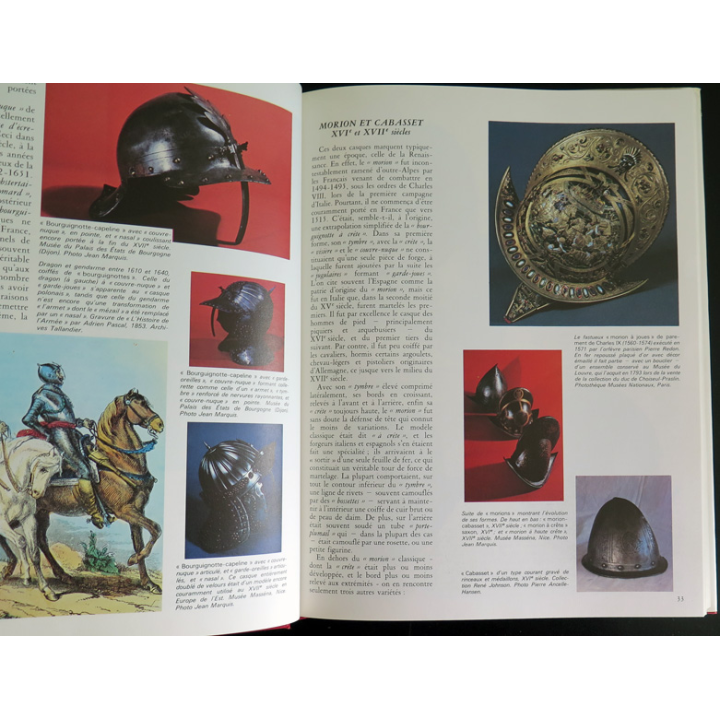 Casques et coiffures militaires français de l'époque gauloise à la 2° GM de C. H. Tavard jacques Grancher Editeur