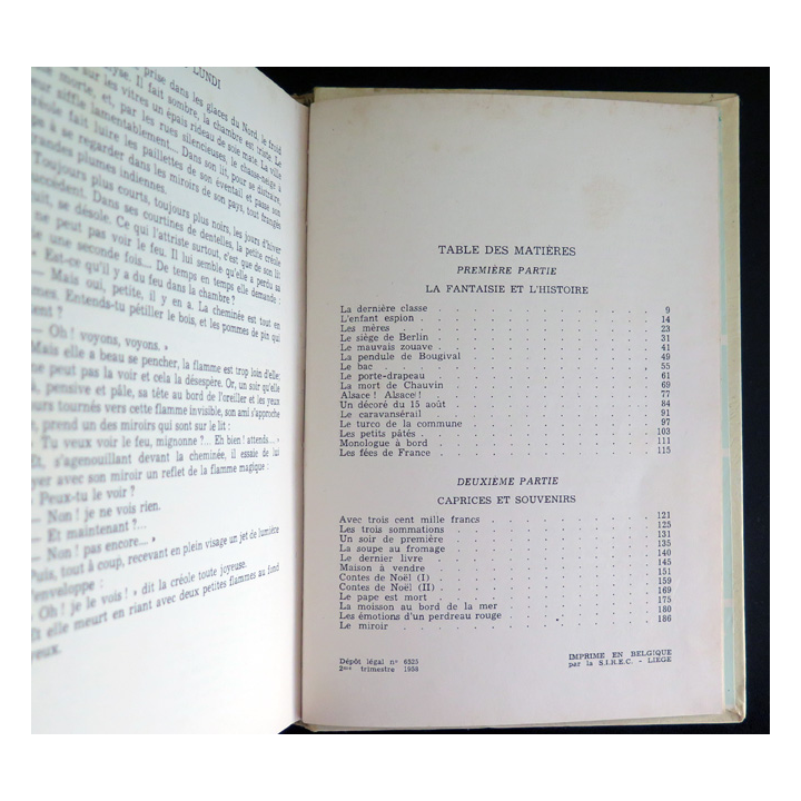 Contes du Lundi de Alphonse Daudet Hachette 1958