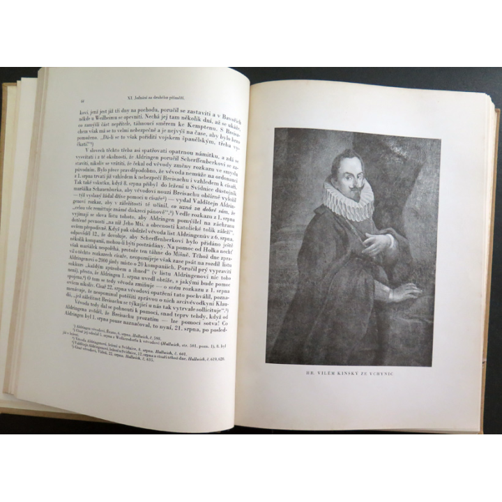 2 superbes volumes tchèques de Valdstejn 1630-1634 par Joseph Pekar (1933)