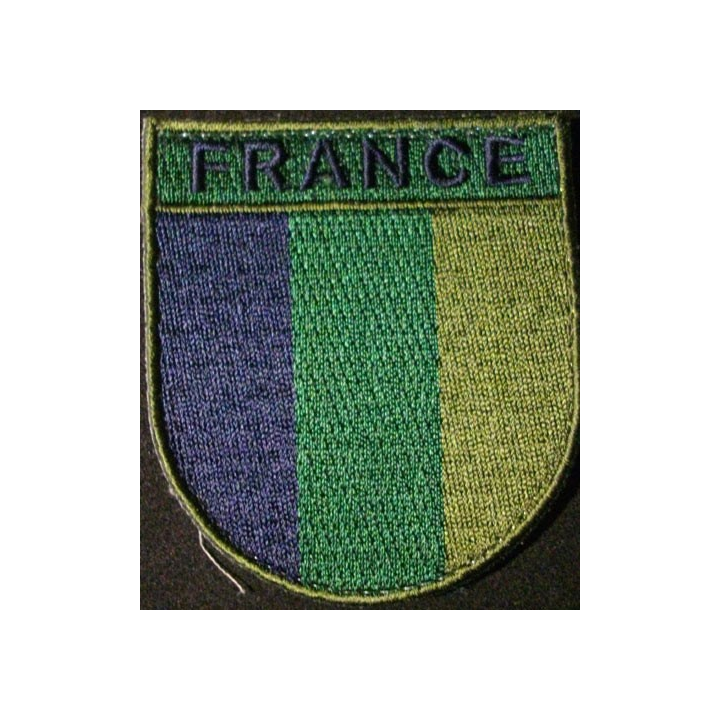 INSIGNE DE MANCHE "FRANCE" COMBAT VERT