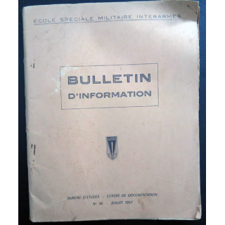 ESMIA : Bulletin d'information sur l'Algérie Juillet 1957
