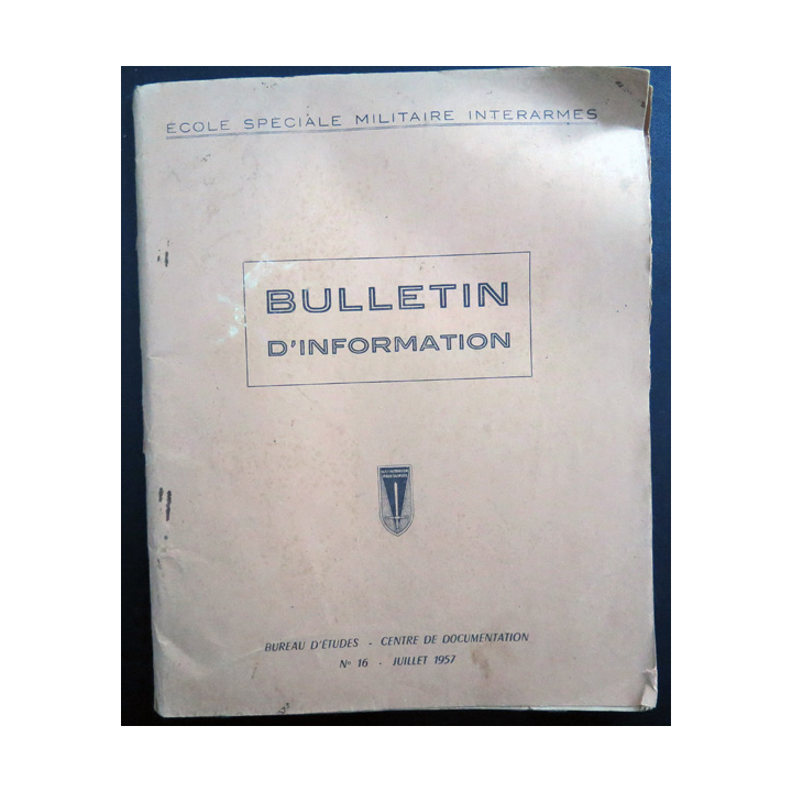 ESMIA : Bulletin d'information sur l'Algérie Juillet 1957