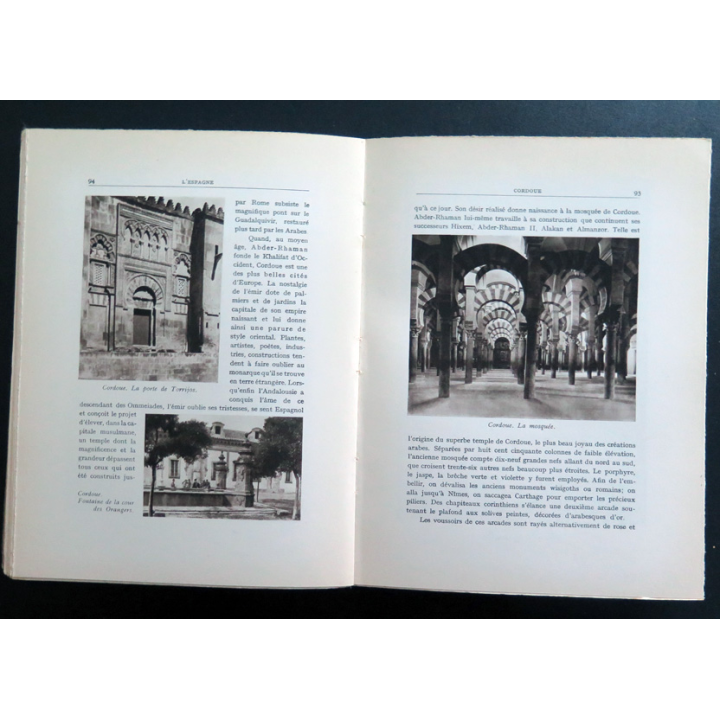 L ESPAGNE de Manuel SIUROT et Philippe BURNET  1936