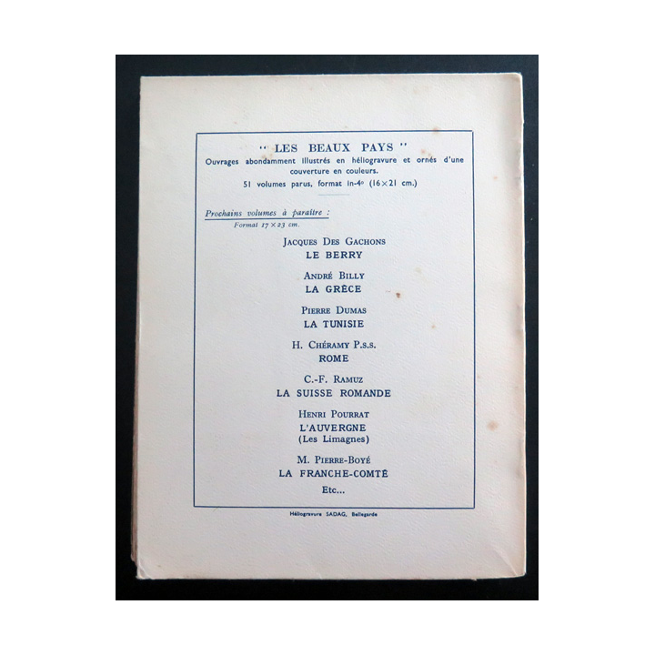 L ESPAGNE de Manuel SIUROT et Philippe BURNET  1936