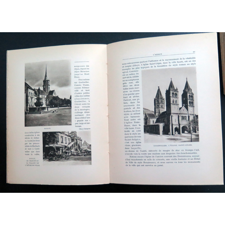 L'Alsace de Hansi 1936. Tranche un peu usée