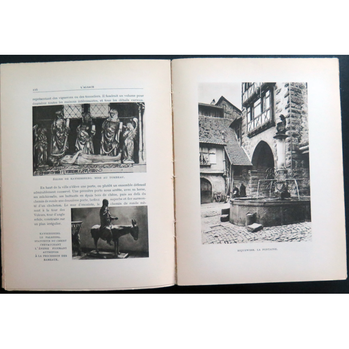 L'Alsace de Hansi 1936. Tranche un peu usée