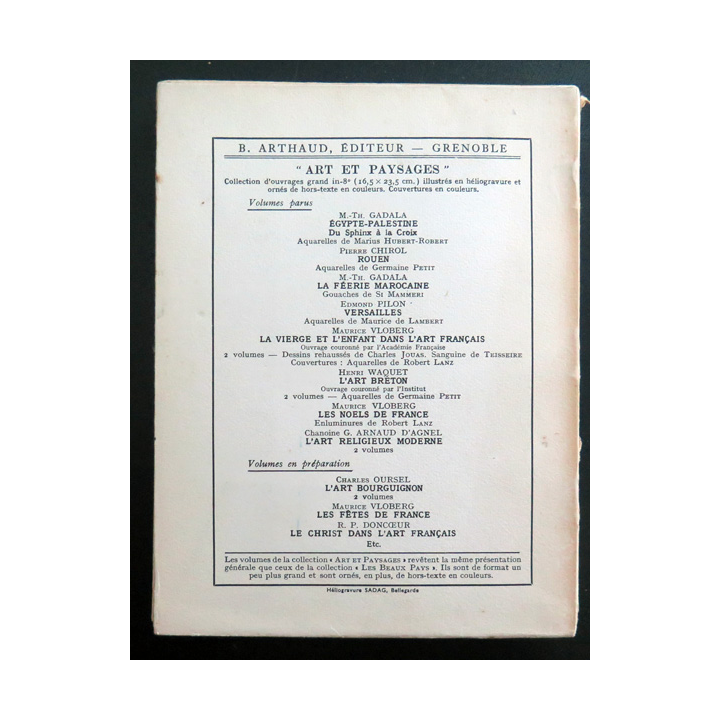 L'Alsace de Hansi 1936. Tranche un peu usée