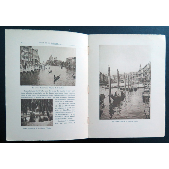 Venise et ses lagunes de Pompeo Molmenti 1929. Tranche un peu usée