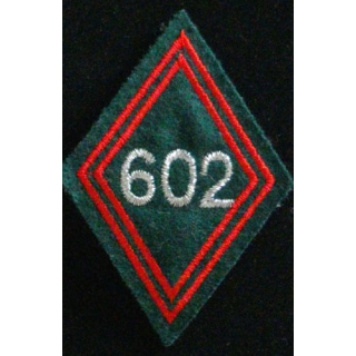 LOSANGE DE BRAS MODÈLE 45 : 602° RCR TRAIN CADRE