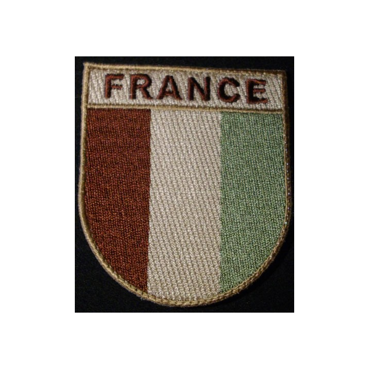 INSIGNE DE MANCHE "FRANCE" COMBAT COMBAT DESERT