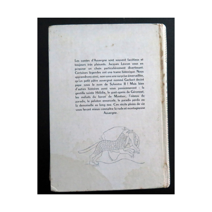 Contes et Légendes d'Auvergne par Jacques Levron Fernand Nathan 1969