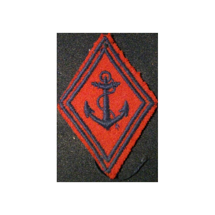 LOSANGE DE BRAS MODÈLE 45 : RAMA ARTILLERIE DE MARINE TROUPE ANCIEN