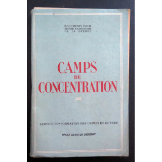 Camps de concentration Servie d'information des crimes de guerre 1946