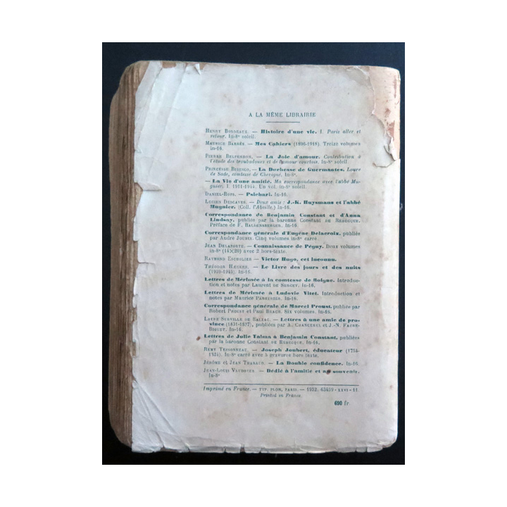 Les Romans de la Table ronde par jacques Boulenger Plon 1941. Couverture très abimée