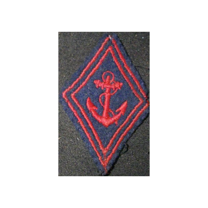 LOSANGE DE BRAS MODÈLE 45 : RÉGIMENT TROUPES DE MARINE TROUPE