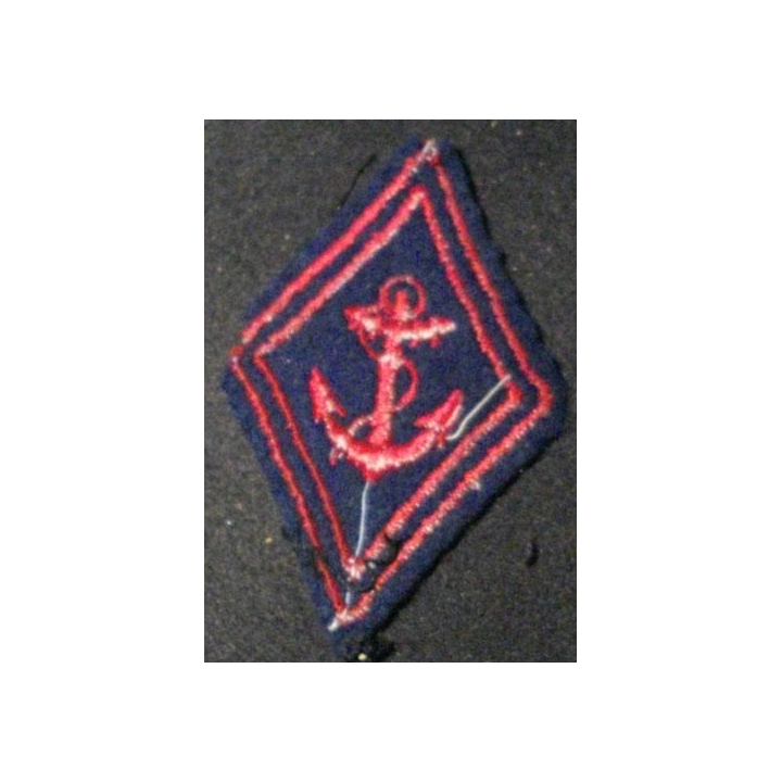 LOSANGE DE BRAS MODÈLE 45 : RÉGIMENT TROUPES DE MARINE TROUPE